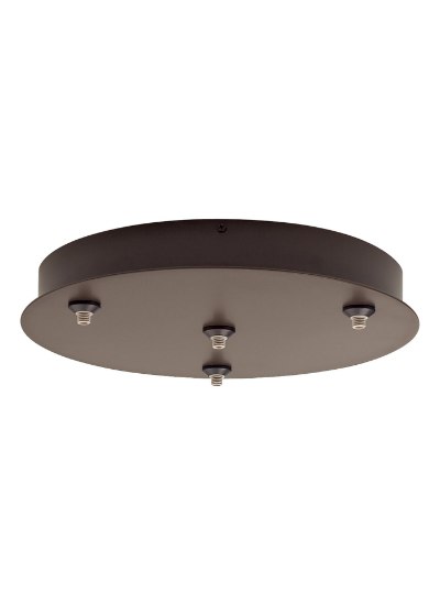 Picture of FreeJack Satin Nickel FJ-Round Canopy 4-port, sn