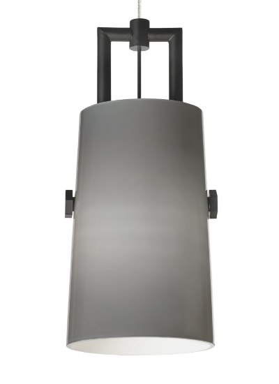 Picture of 20w Revere Black/Satin Nickel FJ-Revere Pendant Smoke, bs