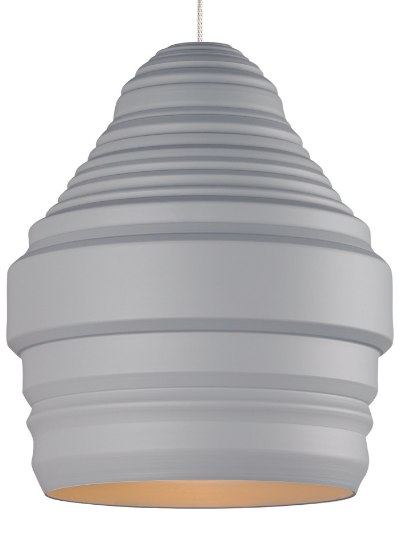 Picture of Mini Satin Nickel FJ-Mini Ryker Pendant GY, sn