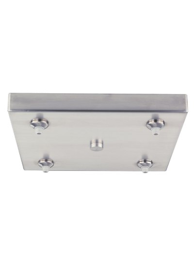 Foto para FreeJack Satin Nickel FJ-Square canopy 4 port, sn 277/12