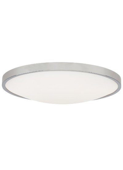 Picture of 22w Vance 27k Frosted Glass Diffuser Chrome 90cri Vance 13 Flush Mount 13IN CH -LED927-277