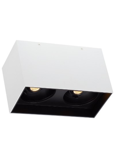 Picture of 14w Exo 30k Metal Shade Black 90cri Exo Dual Flush 6IN 30° WH BK -LED930