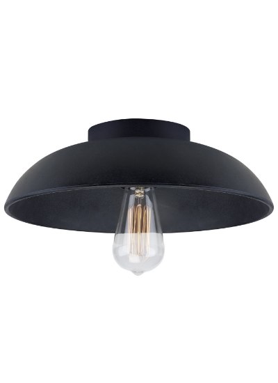 Picture of 3.5w Fett 22k Sand Casted Metal E26 Medium Base ST19 90cri Fett Flush Mount Ceiling ZC-LED922