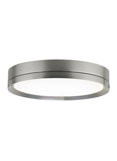 Picture of 30w Finch 30k Satin Nickel 80cri Finch Flush Mount Ceiling R, sn, -LED830