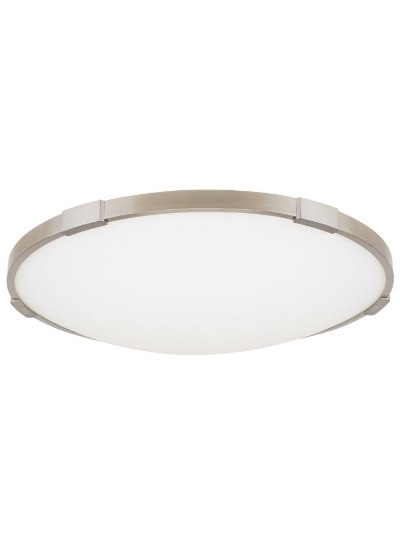 Picture of 33w Lance 27k Frosted Glass Diffuser Satin Nickel 90cri Lance 18 Flush Mount 18IN SN -LED927