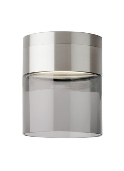 Foto para 15w Manette 30k Satin Nickel 80cri Manette Flush Mount Ceiling SM, TK SN, -LED