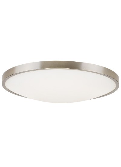 Picture of 22w Vance 27k Frosted Glass Diffuser Satin Nickel 90cri Vance 13 Flush Mount 13IN SN -LED927