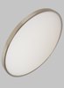 Foto para 45w Vance 27k Frosted Glass Diffuser Aged Brass 90cri Vance 24 Flush Mount 24IN AB -LED927