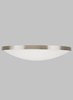 Foto para 45w Vance 27k Frosted Glass Diffuser Aged Brass 90cri Vance 24 Flush Mount 24IN AB -LED927-277