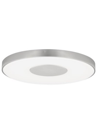 Picture of 60w Wynter 30k Satin Nickel 80cri Wynter Round Flush Mount Ceiling L, sn, -LED830