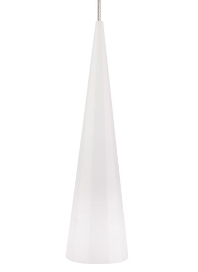 Foto para 50w Pinnacle Satin Nickel KL-Pinnacle Pend sm wht, sn