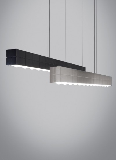 Picture of 50w Biza 30k Satin Nickel 80cri LS-Biza Linear Suspension DR/IN SN -LED830