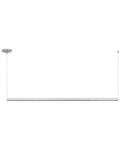 Foto para 16w Gia 24k Satin Nickel 80cri LS-Gia Linear Suspension 300lm/ft, 48IN, SM, sn, -