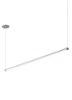 Picture of 16w Rae 35k Satin Nickel 80cri LS-Rae Linear Suspension 300lm/ft, 48IN, sn, -LED8