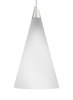 Foto para 50w Cone Satin Nickel MP-Cone Pend white, sn