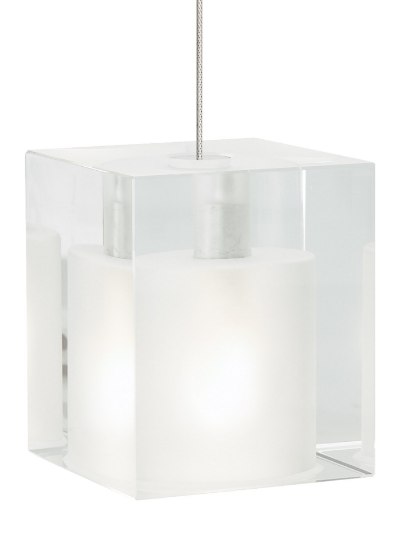 Picture of 35w Cube Satin Nickel MP-Cube Pend frost, sn