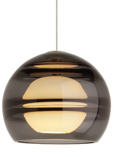 Picture of 8w Sedona 30k Transparent Glass Satin Nickel Bi-Pin GU5.3 90cri MP-Sedona Low-Voltage Pendant SM SN-LEDS930