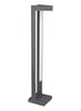 Foto para Vox 30k Charcoal 80cri Vox Bollard 80 CRI 3000K 42 IN Flat Clear CL Unive