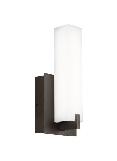 Foto para 17w Cosmo 30k White Acrylic Bronze 80cri Cosmo 12 Outdoor Wall 80 CRI 3000K 12 in BZ Univer