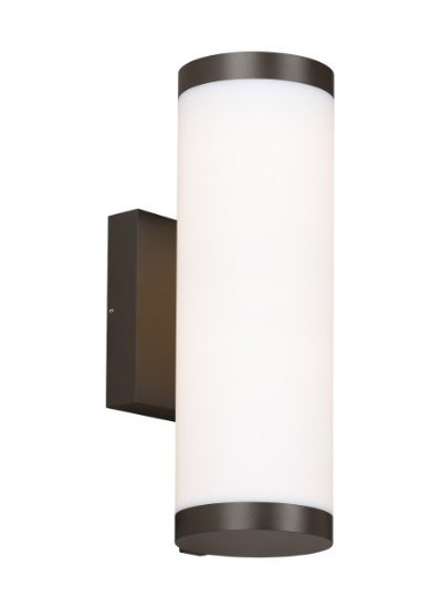 Picture of 30w Gage 40k Diffuse Bronze 80cri Gage 15 Outdoor Wall  80 CRI 4000K 15 in Diffuse B