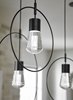 Picture of 9w Alva 30k Black 90cri TD-Alva Pendant 11 WH BK -LEDWD