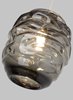 Foto para 8w Audra 30k Glass Shade Satin Nickel 90cri TD-Audra Grande Pendant SG sn-LEDS930