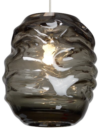 Picture of 35w Audra Glass Shade Satin Nickel TD-Audra Grande Pendant SM sn