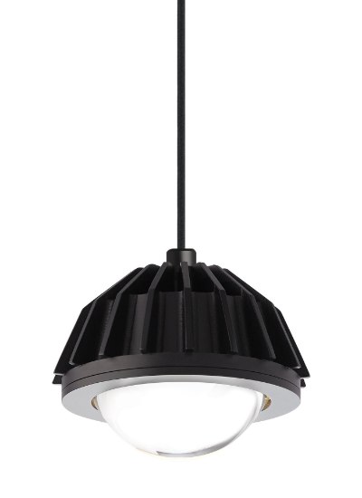 Picture of 9w Eros 30k Black 90cri TD-Eros Line-Voltage Pendant bk, -LED930