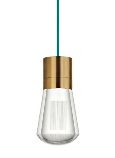 Picture of 9w Alva 22k Aged Brass 90cri TD-Alva Pendant 3 TL AB -LED922