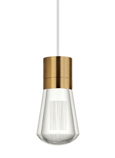 Picture of 9w Alva 30k Aged Brass 90cri TD-Alva Pendant 3 WH AB -LED930