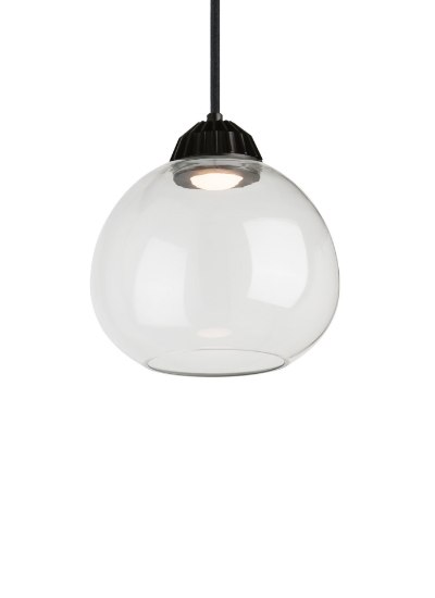 Picture of 9w Bristol Black TD-Bristol Pendant SM, CL, bk, -LEDWD