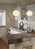 Picture of 15w Cleo 30k Satin Nickel E26 Medium Base G40 90cri TD-Cleo Pendant GD WH RD SN -LED830