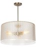 Foto para 60w Lania Glass Medium Base Lania Grande Pendant CR No Lamp