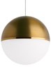 Picture of 12w Akova 27k Acrylic & Metal Shade Aged Brass 90cri MO-Akova Pendant  AB/BB ab-LED927