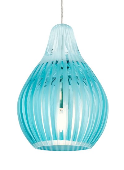 Picture of 20w Avery Chrome MO-Avery Pendant Aqua, ch