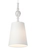 Foto para 50w Kiev Satin Nickel MO-Kiev Pend wht clr, sn