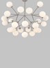 Foto para 64w Mara 27k Satin Nickel 90cri Mara Chandelier WH SN-LED927