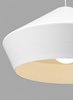 Foto para 20w Brummel 27k Satin Nickel 90cri TD-Brummel Grande Pendant WHsn-LED927