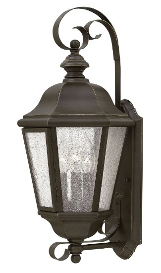 Picture of 5w Outdoor Edgewater CAND. LED Clear Seedy Oil Rubbed Bronze Medium Wall Mount