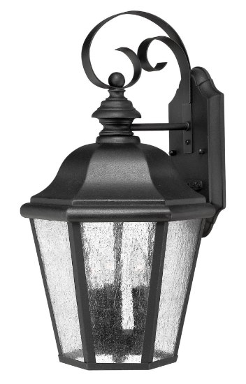 Foto para 5w Outdoor Edgewater CAND. LED Clear Seedy Black Mini Wall Mount