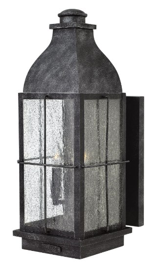 Picture of 5w Outdoor Bingham CAND. LED Clear Seedy Greystone Large Wall Mount