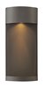 Picture of 6.5w Outdoor Aria GU-10 LED Buckeye Bronze Pocket Wall Mount