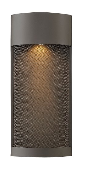 Foto para 6.5w Outdoor Aria GU-10 LED Buckeye Bronze Pocket Wall Mount