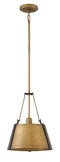 Picture of 100w Pendant Cartwright MED Rustic Brass