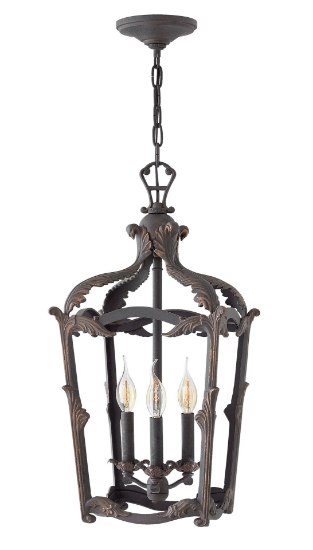 Foto para 60w Foyer Sorrento CAND Aged Iron Single Tier Foyer