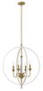 Picture of 60w Chandelier Waverly CAND Warm White Stem Hung Single Tier