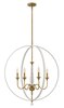 Foto para 60w Chandelier Waverly CAND Warm White Stem Hung Foyer