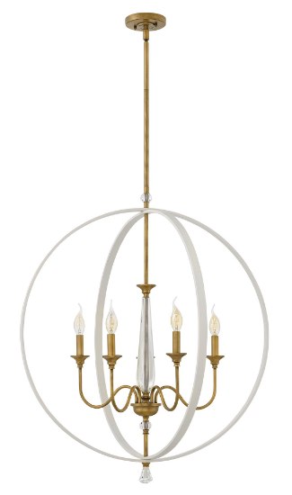 Picture of 60w Chandelier Waverly CAND Warm White Stem Hung Foyer