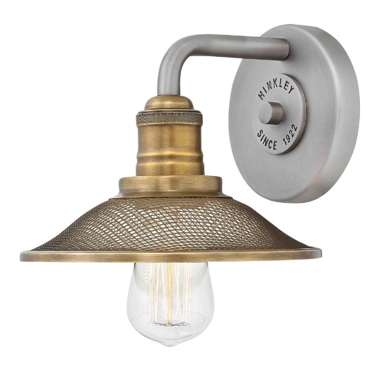 Picture of 100w Bath Rigby MED Antique Nickel Bath Sconce