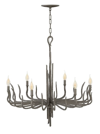 Foto para 60w Chandelier Spyre CAND Metallic Matte Bronze Single Tier